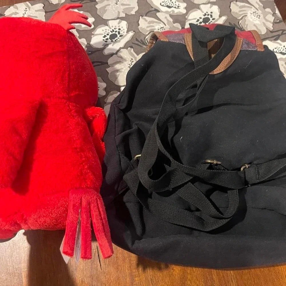Harry Potter Gryffindor Alumni Backpack and Fawkes Phoenix Plush Bundle Kids